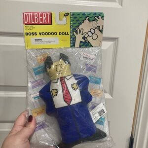 Dilbert Boss Voodoo Doll in Blue
